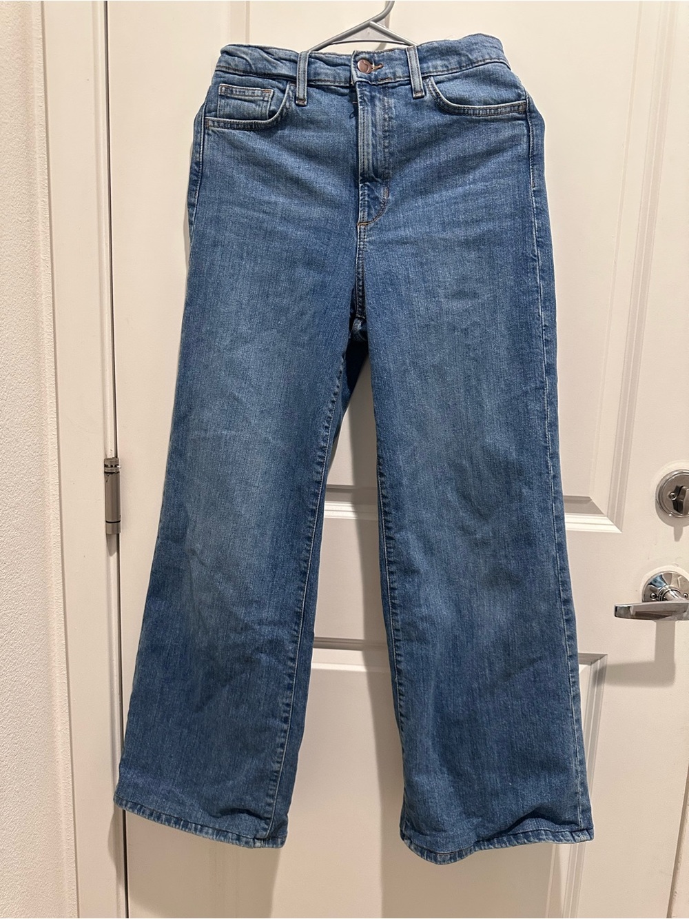 Joe's Jeans Medium Blue Wide-Leg Denim